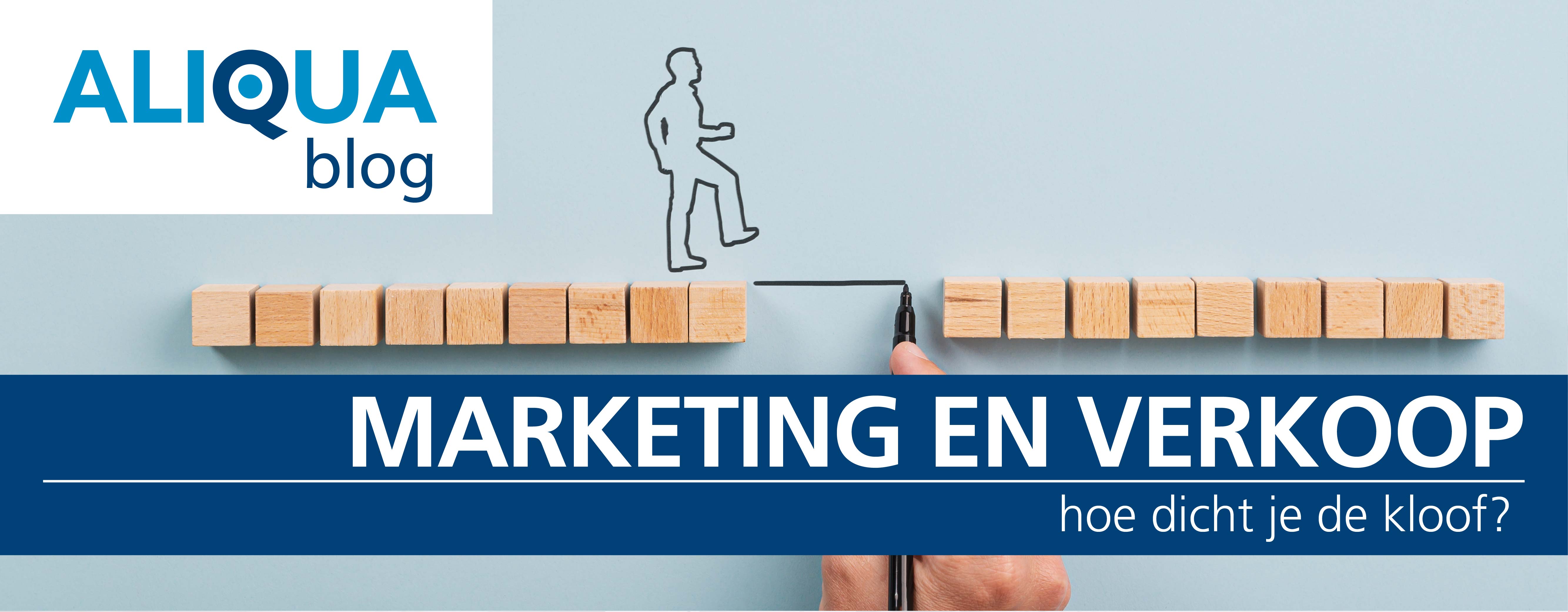 Kloof tussen marketing en verkoop
